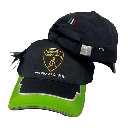 Automobili Lamborghini Squadra Corse Kids Hat Black