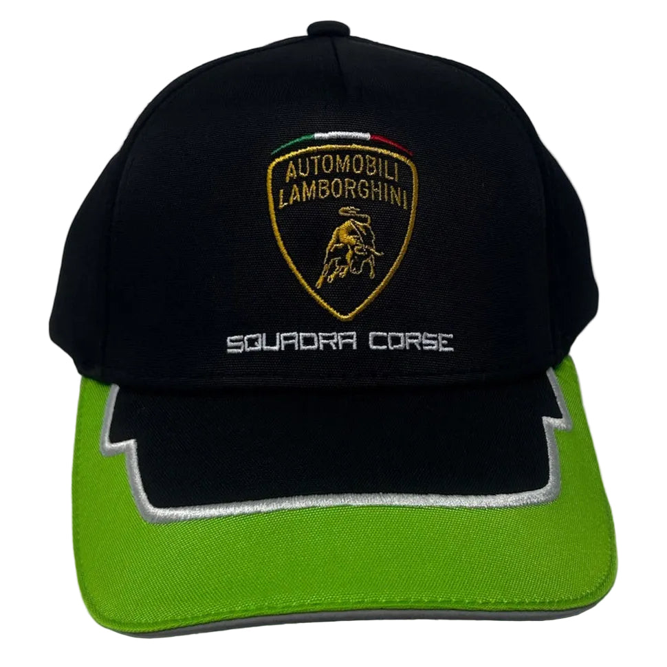 Automobili Lamborghini Squadra Corse Kids Hat Black