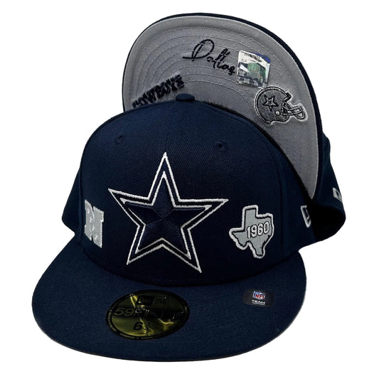 59Fifty Dallas Cowboys Identity D3 D NVY