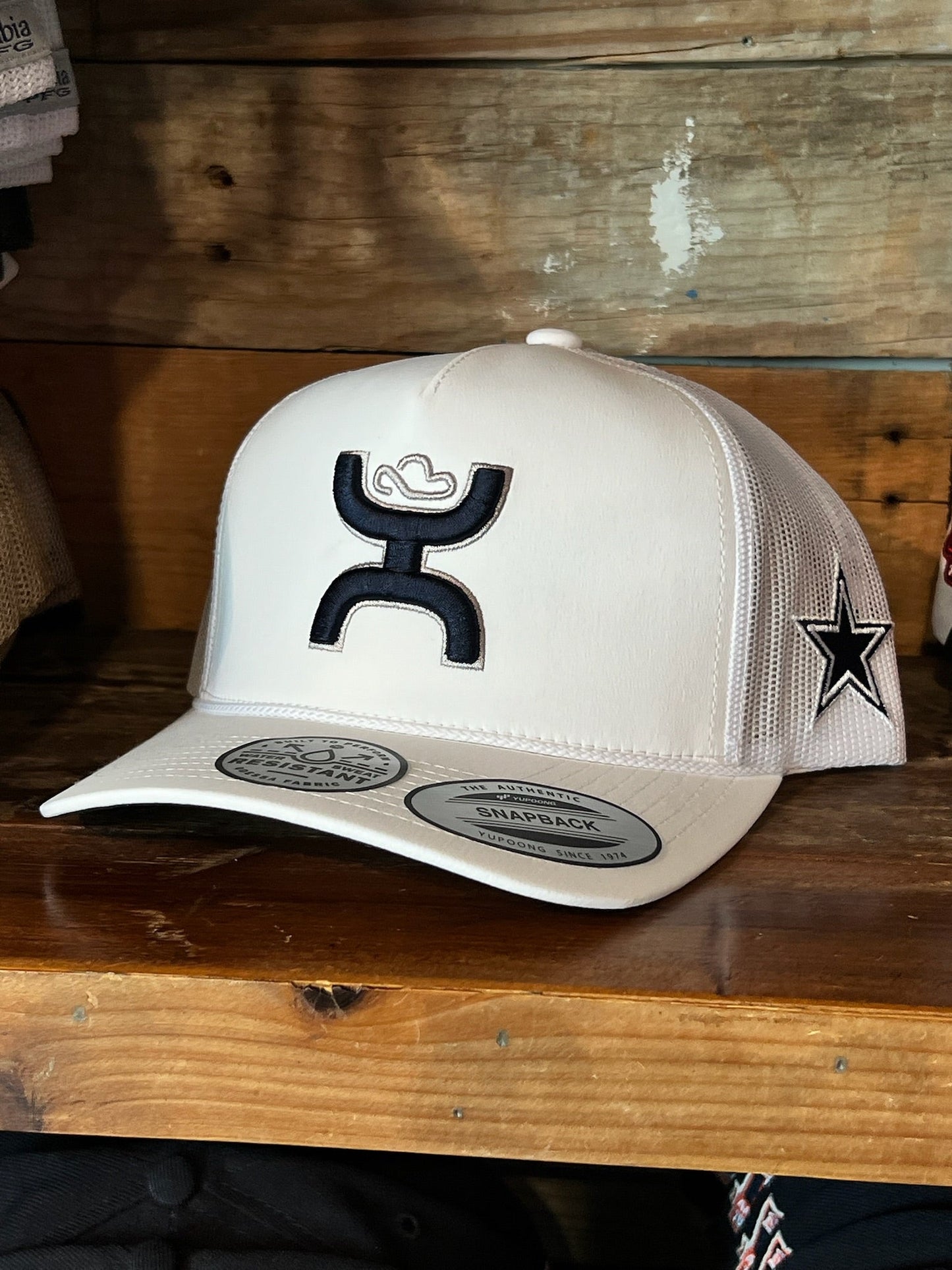 Dallas Cowboys H Logo White DC 135 - Cardo Caps