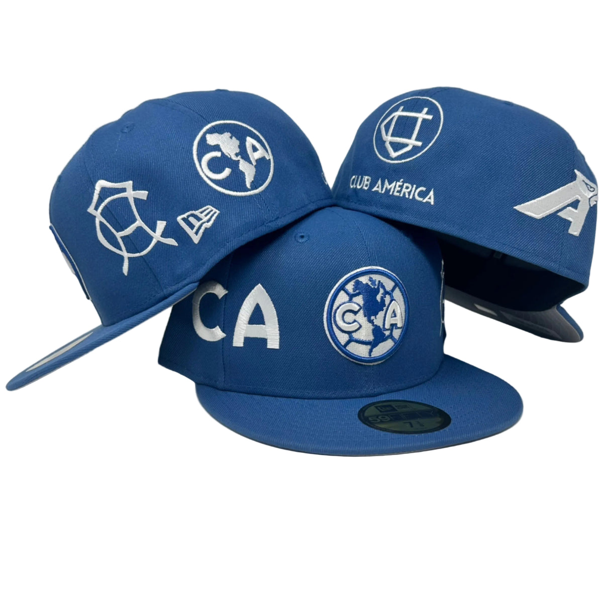59Fifty New Era Liga MX Club America Indigo - Gray UV - Cardo Caps