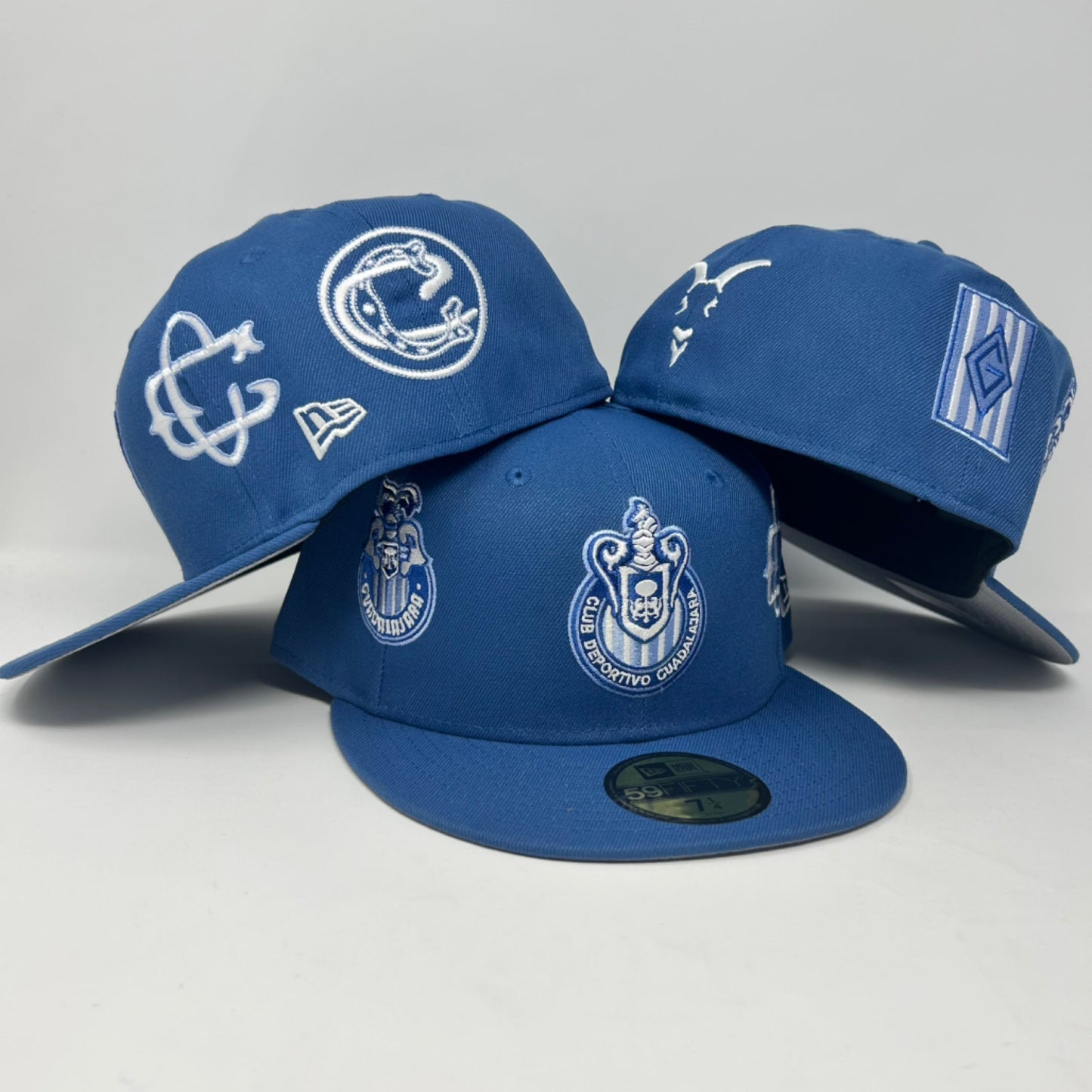 59Fifty New Era Liga MX Chivas de Guadalajara Indigo - Gray UV - Cardo Caps