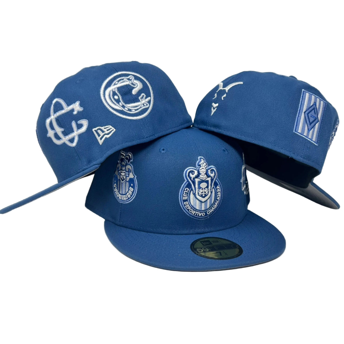 59Fifty New Era Liga MX Chivas de Guadalajara Indigo - Gray UV - Cardo Caps