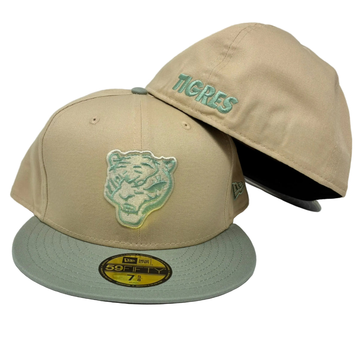 59Fifty New Era Liga MX Club Tigres UANL Ivory - Gray UV - Cardo Caps