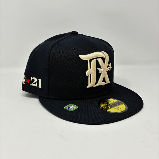 59Fifty Texas Rangers 2023 City Connect Navy - Navy UV Cap