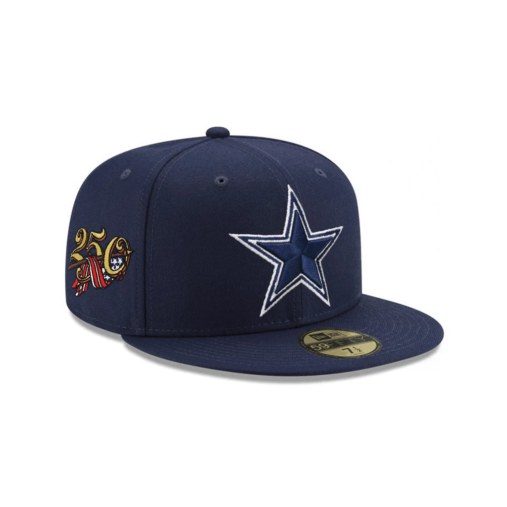 59Fifty Dallas Cowboys Navy USA 250th Anniversary Navy- Gray UV