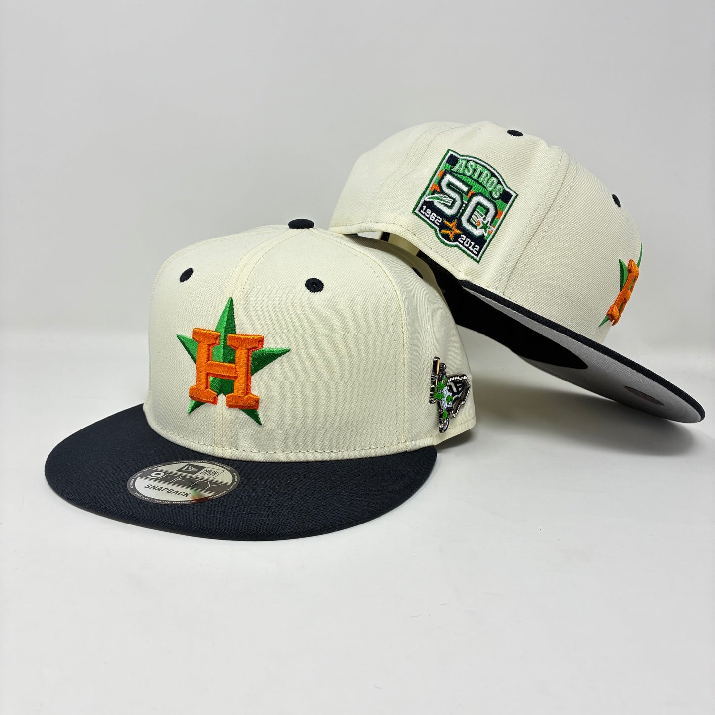 9Fifty Snapback Houston Astros "Orbit" Pin 2-Tone - Gray UV Cap