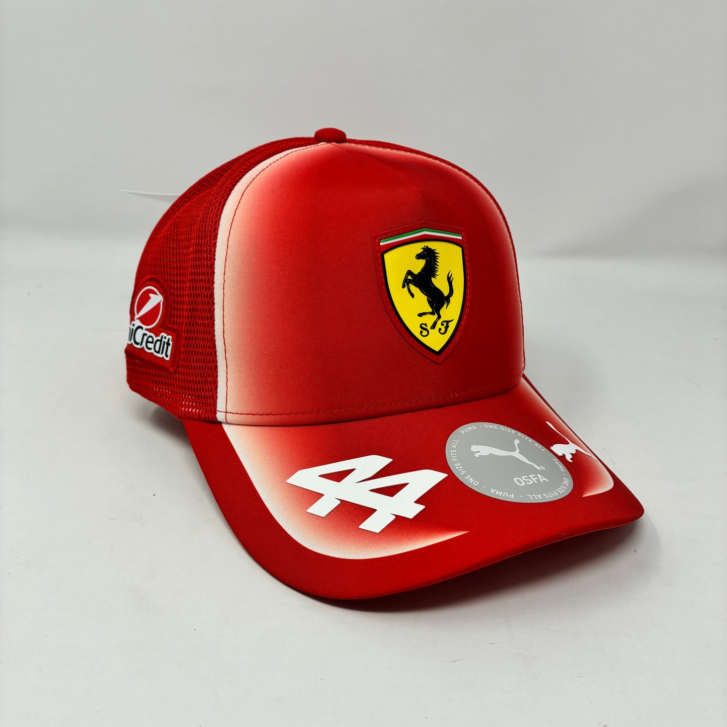 Scuderia Ferrari F1 2026 Lewis Hamilton Team Trucker Hat - Puma Red