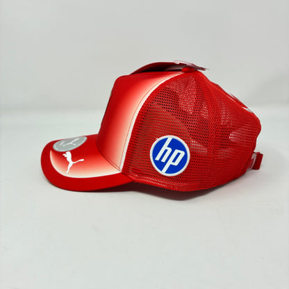 Scuderia Ferrari F1 2026 Lewis Hamilton Team Trucker Hat - Puma Red