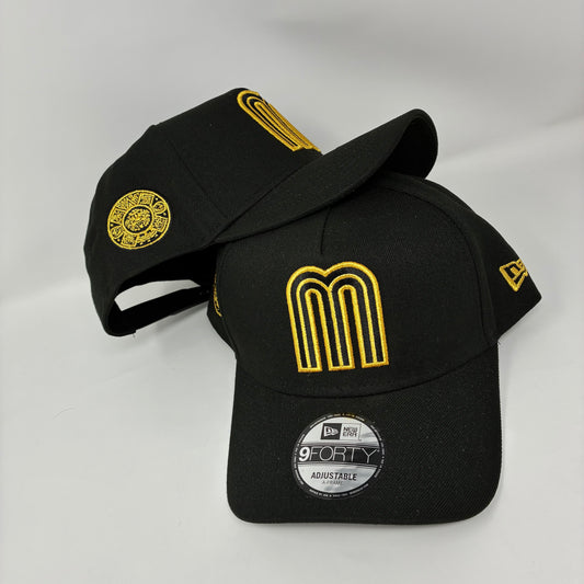 9Forty A-Frame Snapback Mexico World Baseball Classic Black/Black - Black UV Cap