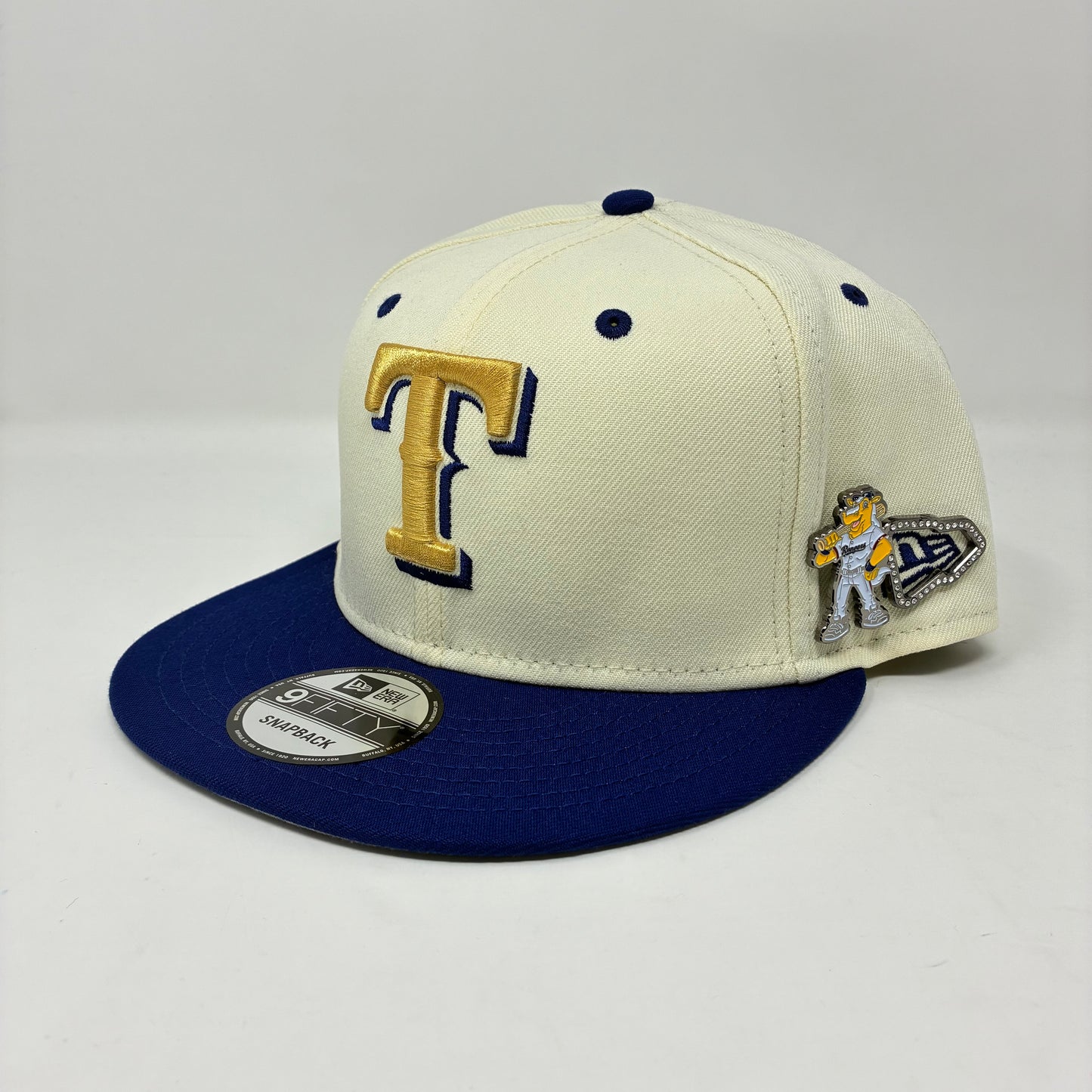 9Fifty Snapback Texas Rangers "Rangers Captain" Pin 2-Tone - Gray UV Cap