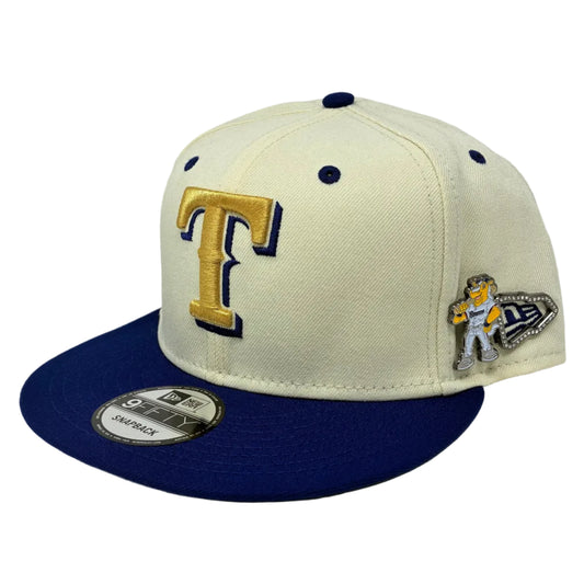 9Fifty Snapback Texas Rangers "Rangers Captain" Pin 2-Tone - Gray UV Cap