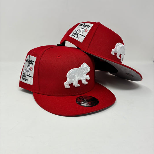 9Fifty Chicago Cubs 'Be Alert' Red Gerry Coke Cap- Grey UV