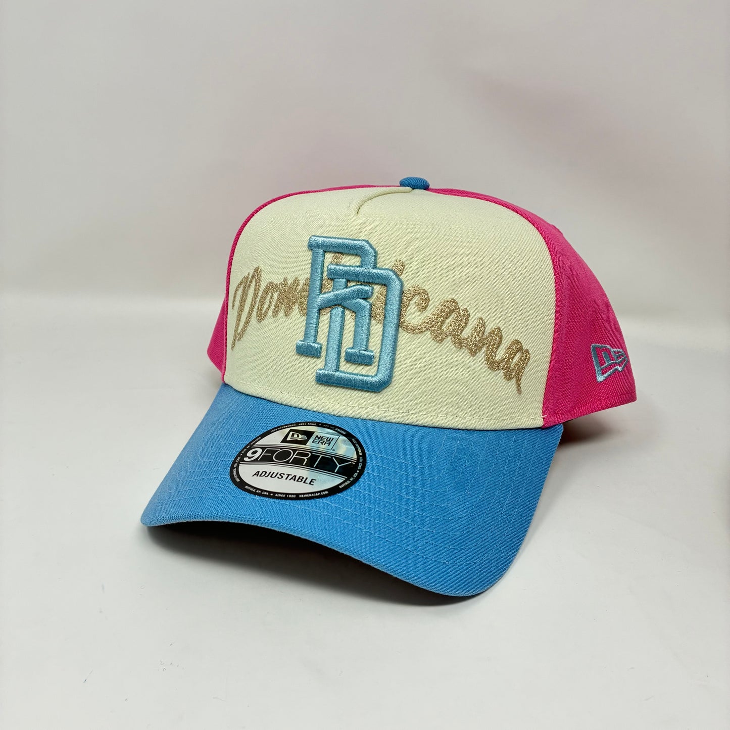 9Forty Republica Dominicana A-Frame SnapBack Pink Cap
