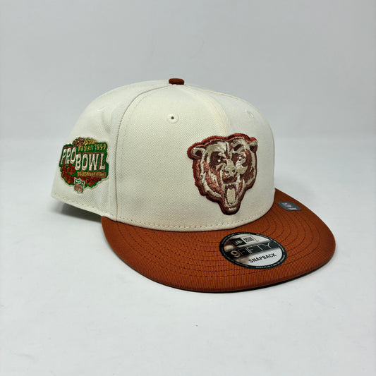 9Fifty Chicago Bears 1999 Pro-Bowl 2T Chrome/Rust Cap - Green UV