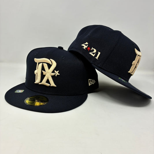 59Fifty Texas Rangers 2023 City Connect Navy - Navy UV Cap