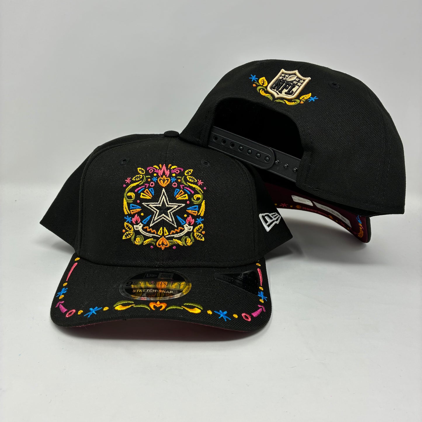 9Seventy New era Hasta la muerte NFL25 Black OSFM Cap