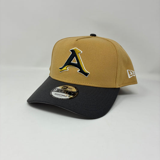 9Forty A-Frame Snapback LMB Acereros De Monclova Tan - Grey UV Cap