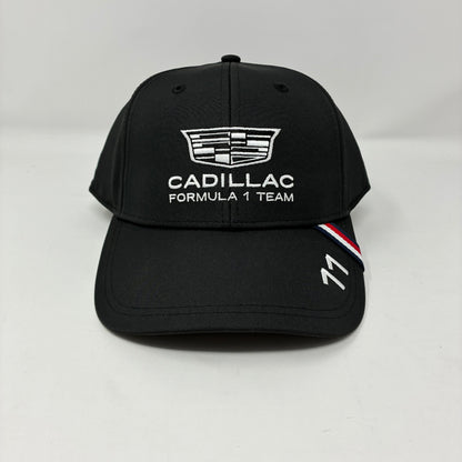 Cadillac F1 Racing 2026 Sergio "Checo" Perez Team Hat - Black/White