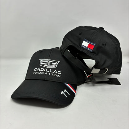 Cadillac F1 Racing 2026 Sergio "Checo" Perez Team Hat - Black/White