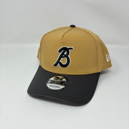 9Forty A-Frame Snapback LMB Bravos De Leon Tan - Grey UV Cap