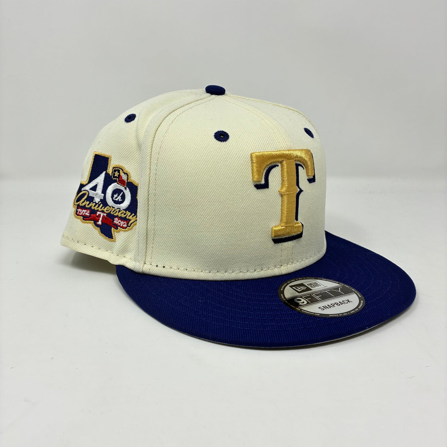 9Fifty Snapback Texas Rangers "Rangers Captain" Pin 2-Tone - Gray UV Cap