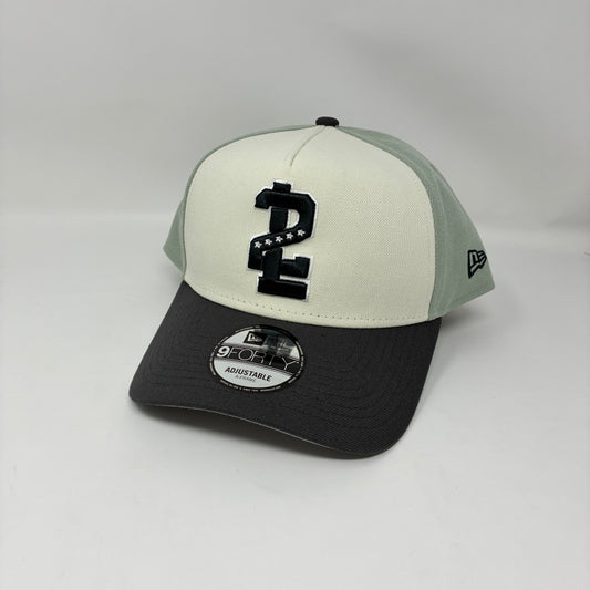9Forty A-Frame Snapback LMB Tecos de Los Dos Laredos White/Mint- Grey UV Cap