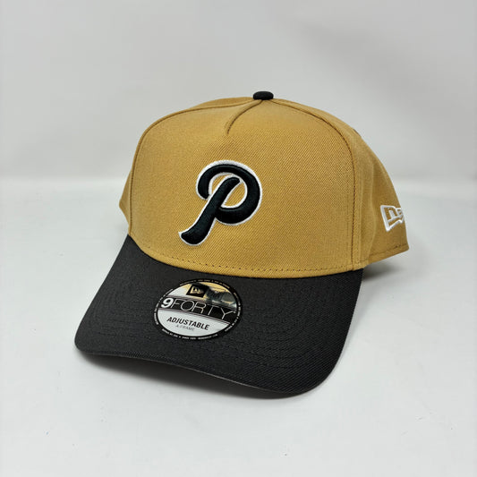 9Forty A-Frame Snapback LMB Pericos De Puebla Tan - Grey UV Cap