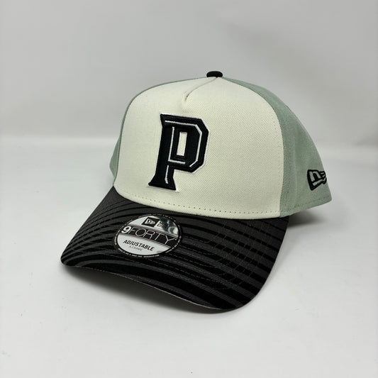 9Forty A-Frame Snapback LMB Pericos De Puebla White/Mint- Grey UV Cap