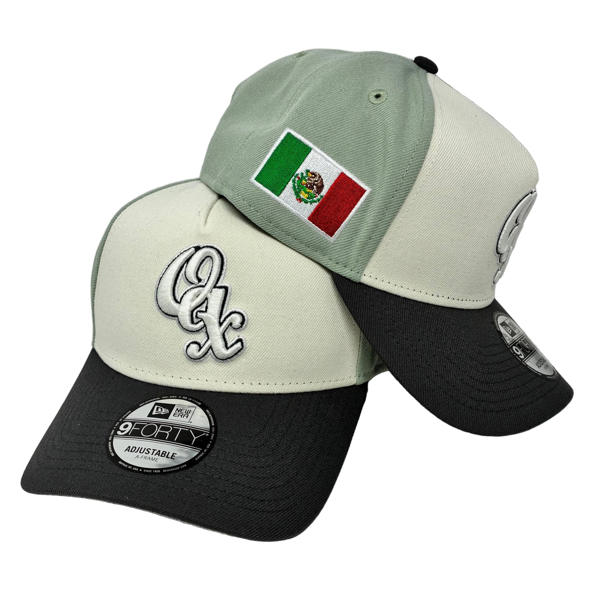 9Forty A-Frame Snapback LMB Guerreros de Oaxaca White/Mint- Grey UV Cap