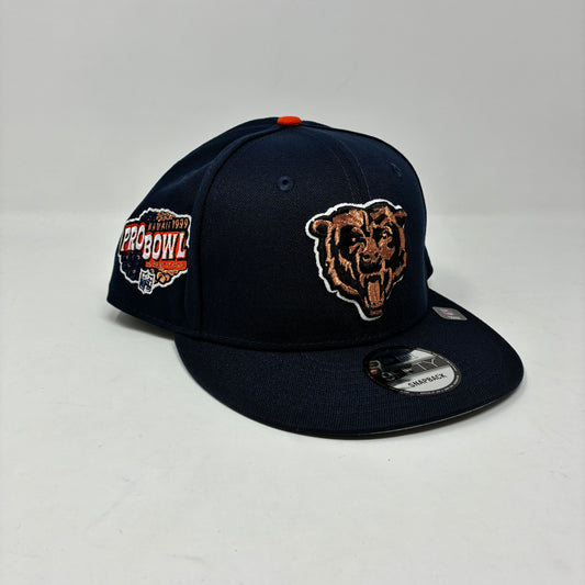 9Fifty Chicago Bears 1999 Pro Bowl Navy Cap- Grey UV