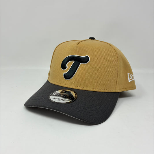 9Forty A-Frame SnapBack LMB Olmecas de Tabasco Tan - Grey UV Cap