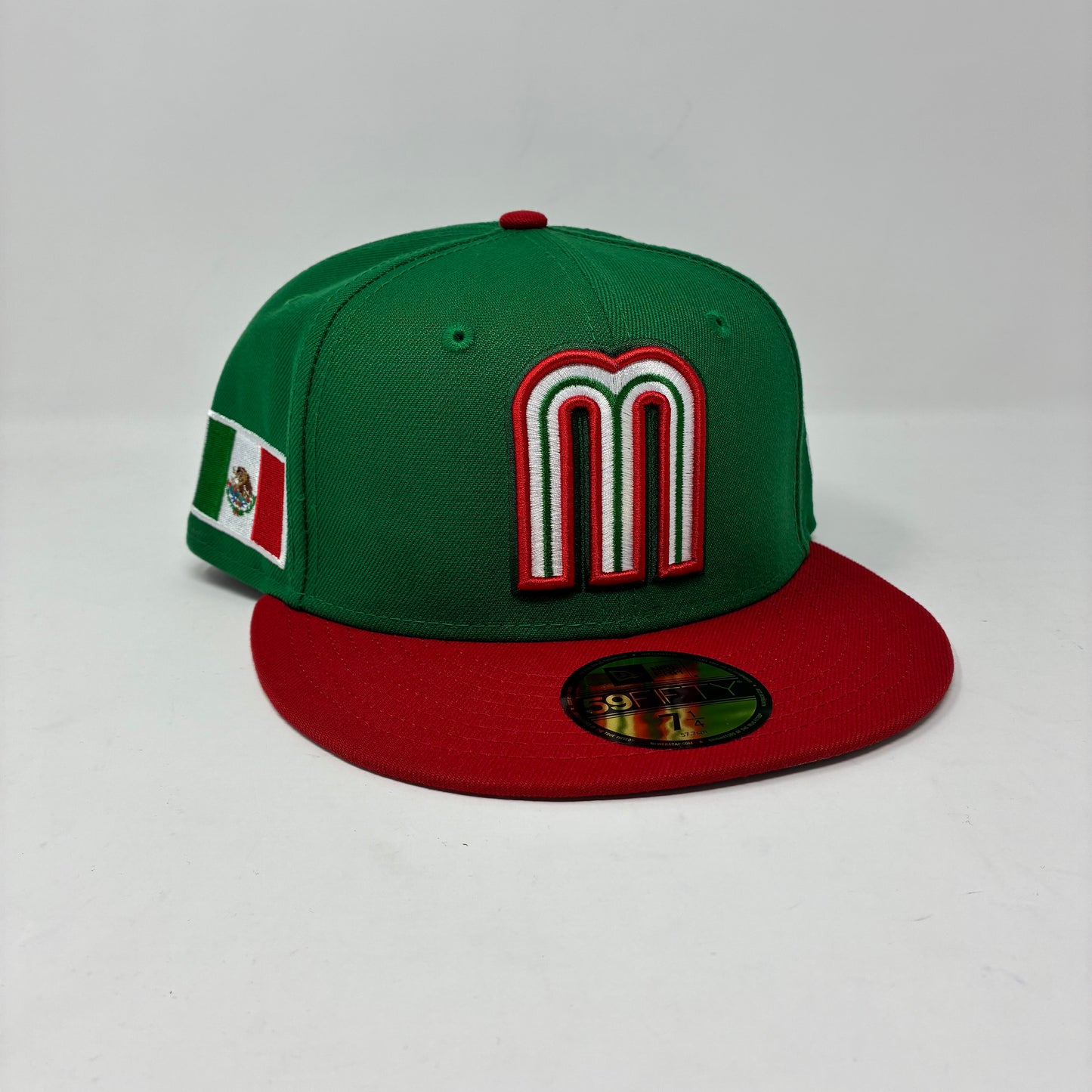 59Fifty Mexico World Baseball Classic On-field 2T Green/Red Cap- Grey UV
