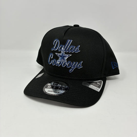 9Fifty Chainstitch Dallas Cowboys A-frame black Cap