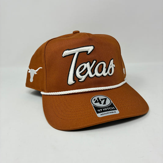 ‘47 Hitch Texas Longhorns Overhand Burnt orange SnapBack Cap