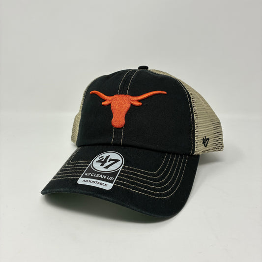 ‘47 Texas Longhorns Clean Up Trawler Mesh SnapBack cap