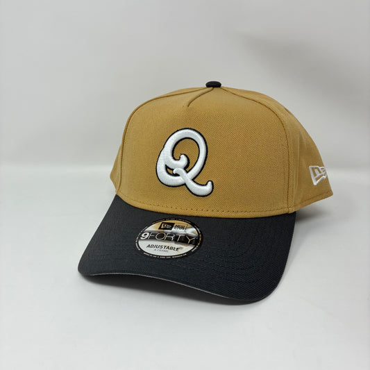 9Forty A-Frame Snapback LMB Conspiradores De Queretaro Tan - Grey UV Cap