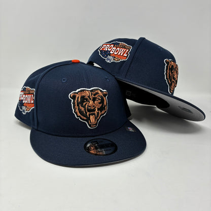 9Fifty Chicago Bears 1999 Pro Bowl Navy Cap- Grey UV