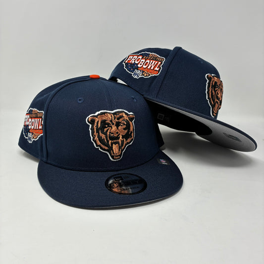 9Fifty Chicago Bears 1999 Pro Bowl Navy Cap- Grey UV