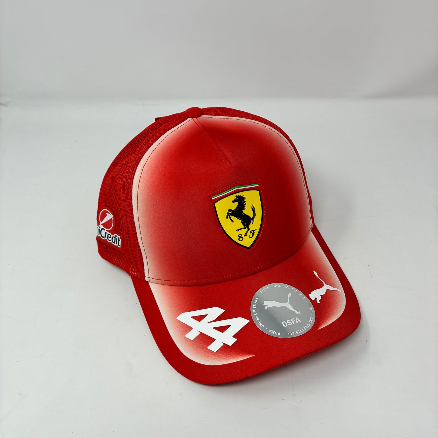 Scuderia Ferrari F1 2026 Lewis Hamilton Team Trucker Hat - Puma Red