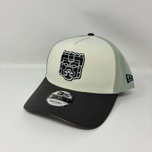 9Forty A-Frame Snapback LMB Olmecas De Tabasco White/Mint- Grey UV Cap