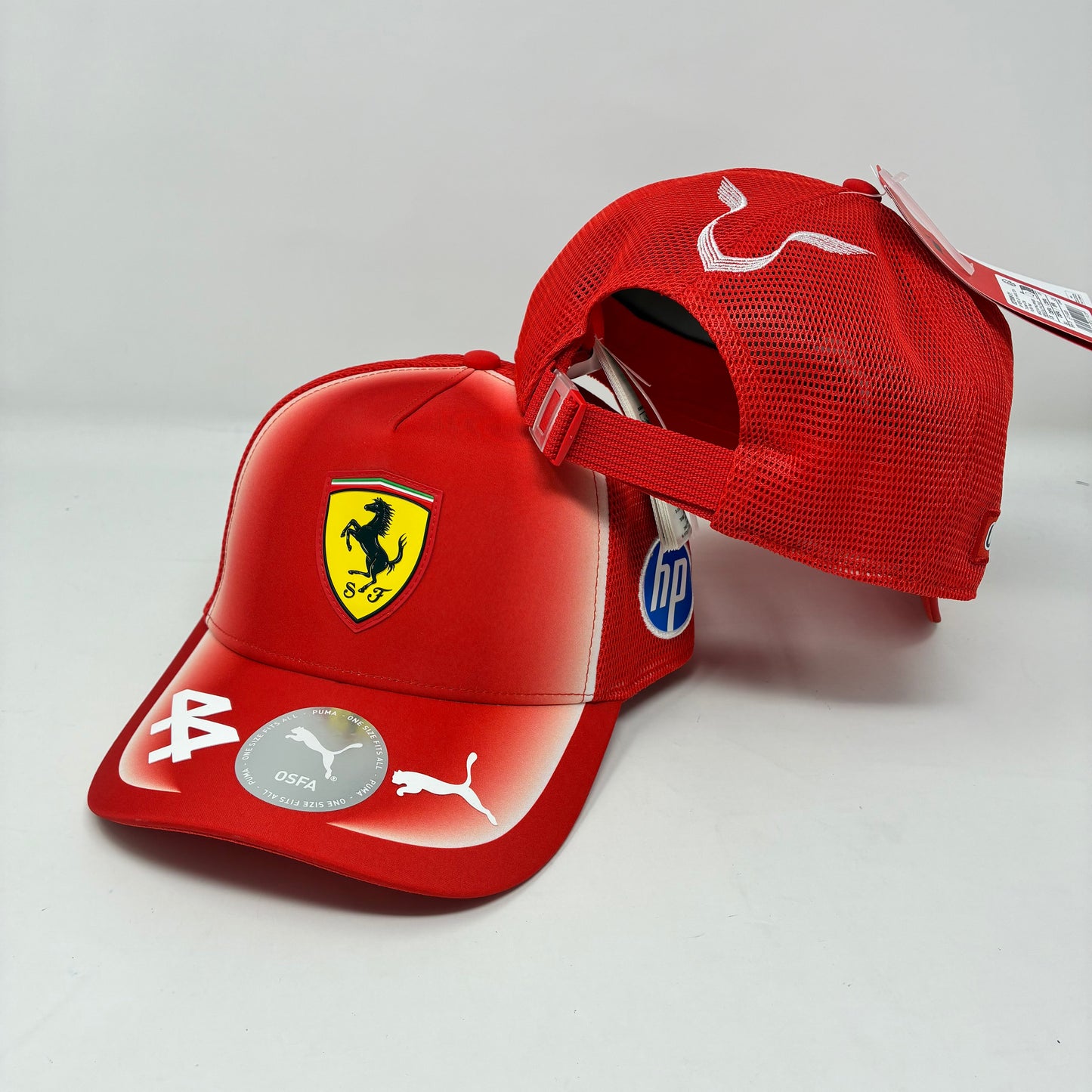 Scuderia Ferrari F1 2026 Lewis Hamilton Team Trucker Hat - Puma Red