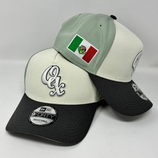 9Forty A-Frame Snapback LMB Guerreros de Oaxaca White/Mint- Grey UV Cap