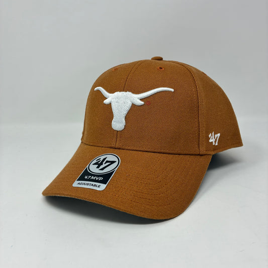 ‘47 MVP Texas Longhorns Wool Burnt Orange Velcro Adjustable Cap