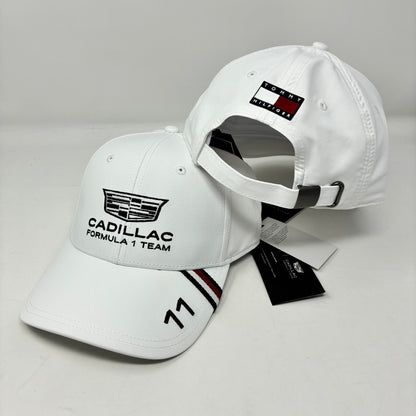 Cadillac F1 Racing 2026 Sergio "Checo" Perez Team Hat - White/Black