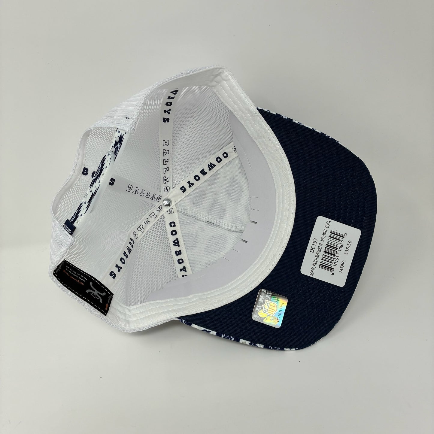 AOP Dallas Cowboys Patch Navy/White DC 157