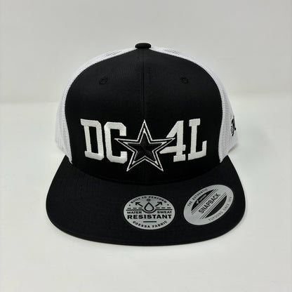 M DC4L Trucker Black/White