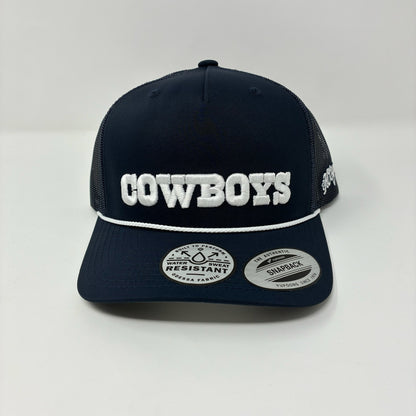 Wordmark Snapback Navy DC120