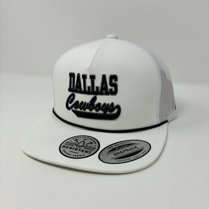 Dallas Cowboys Tail Swoop Rope White DC145