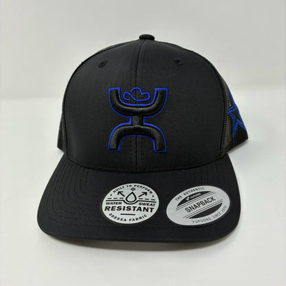 Men's Hooey Royal/Black Dallas Cowboys Hands Up Snapback